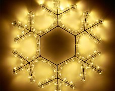 Фигура cветодиодная ARD-SNOWFLAKE-M7-450x375-108LED Warm (230V, 6.5W) (Ardecoled, IP65, 1 год)