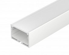 Профиль с экраном SL-LINE-4932-2500 WHITE+OPAL (Arlight, Алюминий)