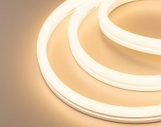 Лента герметичная MOONLIGHT-SIDE-X336-12x24mm 230V Warm2400 (11 W/m, IP65, 50m, wire x1) (Arlight, Грибовидная форма)