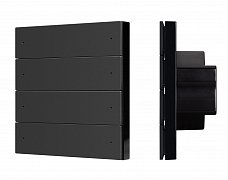 INTELLIGENT ARLIGHT Кнопочная панель SMART-ZB-801-22-1G-8SC-MULTI-IN Black (230V) (IARL, IP20 Пластик, 5 лет)