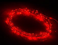 Светодиодная нить WR-5000-1608-100LED Red (12V, 2.1W) (Arlight, IP65)