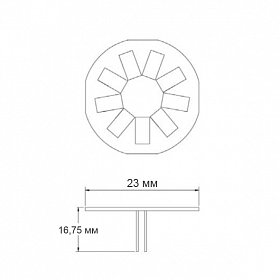 Светодиодная лампа AR-G4BP-9E23-12V Warm White (Arlight, Открытый)
