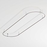 Основание ART-APRIORI-OVAL-ROD-200-3000x1000 (TN) (Arlight, IP20 Металл, 3 года)