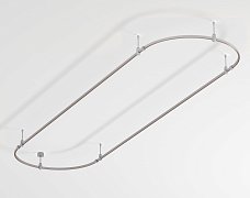 Основание ART-APRIORI-OVAL-ROD-200-3000x1000 (TN) (Arlight, IP20 Металл, 3 года)
