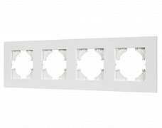 Рамка пластиковая FRM-PERIO-PL-4-WH (Arlight, -)