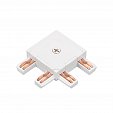 Коннектор угловой MAG-VIBE-CON-L90-POWER (WH) (Arlight, IP20 Металл, 5 лет)