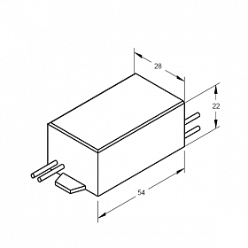 Блок питания ARV-AL12005 (12V, 0.42A, 5W) (Arlight, IP20 Пластик, 2 года)