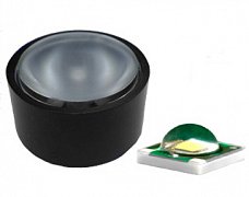 Линза 25DC3B (25°, smd, black) (Turlens, -)