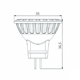 Светодиодная лампа MR11 2W120-12V White (Arlight, MR11)
