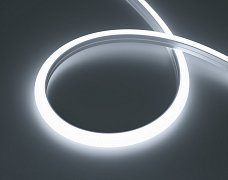 Лента герметичная MOONLIGHT-PRO-TOP-X320-16x15mm 48V White6000 (10 W/m, IP65, 30m, wire x2) (Arlight, Силикон)