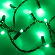 Светодиодная гирлянда ARD-STRING-CLASSIC-10000-BLACK-100LED-FLASH GREEN (230V, 7W) (Ardecoled, IP65)