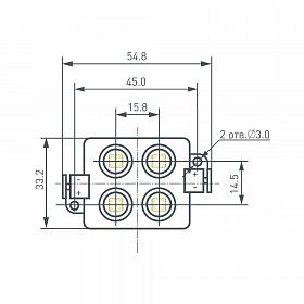 Модуль герметичный ARL-LM5050-4L-12V Red (Arlight, Закрытый)