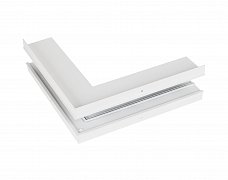 Коннектор угловой MAG-CON-4560-F-L90-EXT (WH, внешний) (Arlight, IP20 Металл, 5 лет)