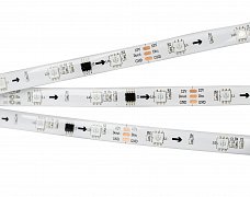 Светодиодная лента SPI-5000SE-5060-30 12V Cx3 RGB (10mm, 7.2W/m, IP65) (Arlight, Закрытый, IP65)