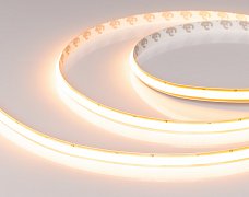 Светодиодная лента SOB-M288-10mm 24V Warm2400 (10 W/m, IP20, 5m) (Arlight, резка 1 светодиод)