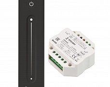 INTELLIGENT ARLIGHT Диммер SMART-SET-TRIAC-601-72-DIM-PD-IN Black (230V, 1x1.5A, ПДУ LINE, TY, 2.4G) (IARL, IP20 Пластик, 5 лет)