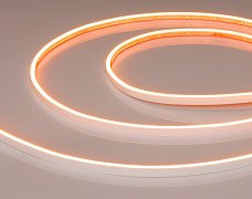 Светодиодная лента герметичная VELA-M240-2.5x6mm 24V Warm2400 (5 W/m, IP65, 5m) (Arlight, узкая)