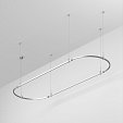 Основание ART-APRIORI-OVAL-HANG-3000x1000 (TN) (Arlight, IP20 Металл, 3 года)
