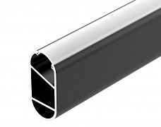 Профиль WARDROBE-1530-2000 ANOD BLACK (Arlight, Алюминий)