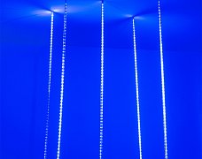 Светодиодная гирлянда ARD-ICEFALL-CLASSIC-D12-1000-5PCS-CLEAR-120LED-LIVE BLUE (230V, 11W) (Ardecoled, IP65)