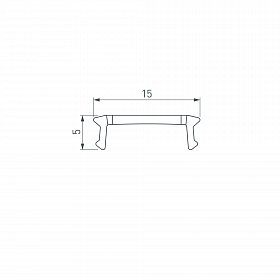 Экран LINE-2000 NARROW BLACK (Arlight, Пластик)