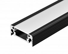 Профиль TOP-SURFACE-2000 BLACK (K13, P15) (Arlight, Алюминий)