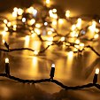 Светодиодная гирлянда ARD-STRING-PRO-10000-BLACK-100LED-FLASH WARM (230V, 7W) (Ardecoled, IP65, 2 года)