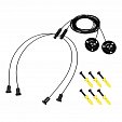 Подвес LINE-6070 2x2m Set BLACK (Pad 9x2mm) (Arlight, Металл)