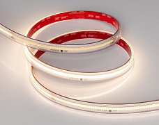 Светодиодная лента герметичная SPI-COB-PS-X378-14mm 24V Warm3000-PX63-BPT (7 W/m, IP67, 5m) (Arlight, бегущий огонь)