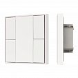 INTELLIGENT ARLIGHT Кнопочная панель KNX-301-22-4-SH-IN White (BUS, Frame) (IARL, IP20 Пластик, 3 года)