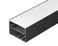 Профиль POWER-W100H70-2000 BLACK (Arlight, Алюминий)