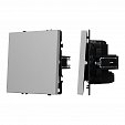 ARL NOBE Выключатель перекрёстный 1 кл софт-тач никель SWT-MKX1-SFPL-IS (250V, 10A) (Arlight, -)