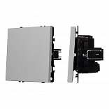 ARL NOBE Выключатель перекрёстный 1 кл софт-тач никель SWT-MKX1-SFPL-IS (250V, 10A) (Arlight, -)