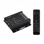 Диммер VT-S18-3x8A (12-24V, ПДУ Стик 12кн, RF) (Arlight, IP40 Металл, 3 года)