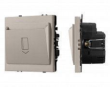 ARL NOBE Выключатель карточный магнитный софт-тач кашемир SWT-CRD-SFPL-CA (250V, 25A) (Arlight, -)