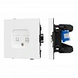 Механизм компьютерной розетки двойной SCT-TENDO-MPC2-PL-WH (RJ-45, CAT6) (Arlight, Белый)