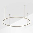 Основание ART-APRIORI-ROUND-ROD-400-R1500 (OG) (Arlight, IP20 Металл, 3 года)