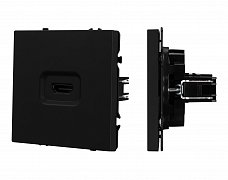 ARL NOBE Розетка HDMI софт-тач черный оникс SCT-MHD1-SFPL-BK (Arlight, -)