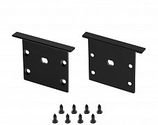 Заглушка LINIA45-F-TRAY BLACK с отверстием (Arlight, Алюминий)