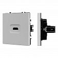 ARL NOBE Розетка HDMI софт-тач никель SCT-MHD1-SFPL-IS (Arlight, -)