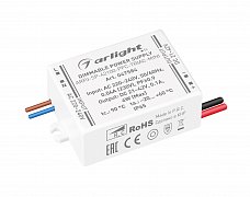 Блок питания ARPJ-SP-42100-PFC-TRIAC-MINI (4W, 21-42V, 100mA) (Arlight, IP65 Пластик, 5 лет)