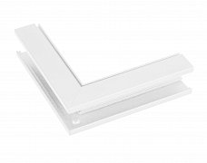 Коннектор угловой MAG-ORIENT-CON-2620-L90-EXT (WH, внешний) (Arlight, IP20 Металл, 3 года)