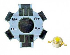 Плата HAL RGB STAR (Emitter RGB 1x, W) (Turlens, -)