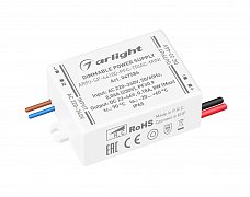 Блок питания ARPJ-SP-44180-PFC-TRIAC-MINI (8W, 22-44V, 180mA) (Arlight, IP65 Пластик, 5 лет)