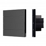 INTELLIGENT ARLIGHT Кнопочная панель SMART DALI-301-22-8K-D2-IN Black (BUS, Frameless) (IARL, IP20 Пластик, 5 лет)