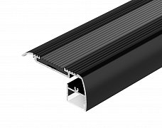 Профиль STAIR-W65-2000 ANOD BLACK (Arlight, Алюминий)