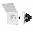 Механизм розетки влагозащищённый SCT-TENDO-MCP-SFPL-WH (230V, 16A) (Arlight, Матовый белый)