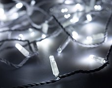 Светодиодная гирлянда ARD-STRING-CLASSIC-1000-WHITE-100LED-PULSE White (230V, 7W) (Ardecoled, IP65, 1 год)