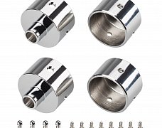 Заглушка WPH-FLEX-D22-360deg с отверстием (Arlight, Металл)