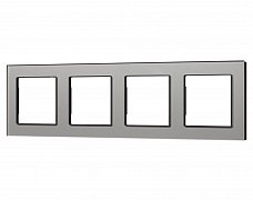 Рамка стеклянная FRM-GLARE-GS-4-GR (Arlight, -)